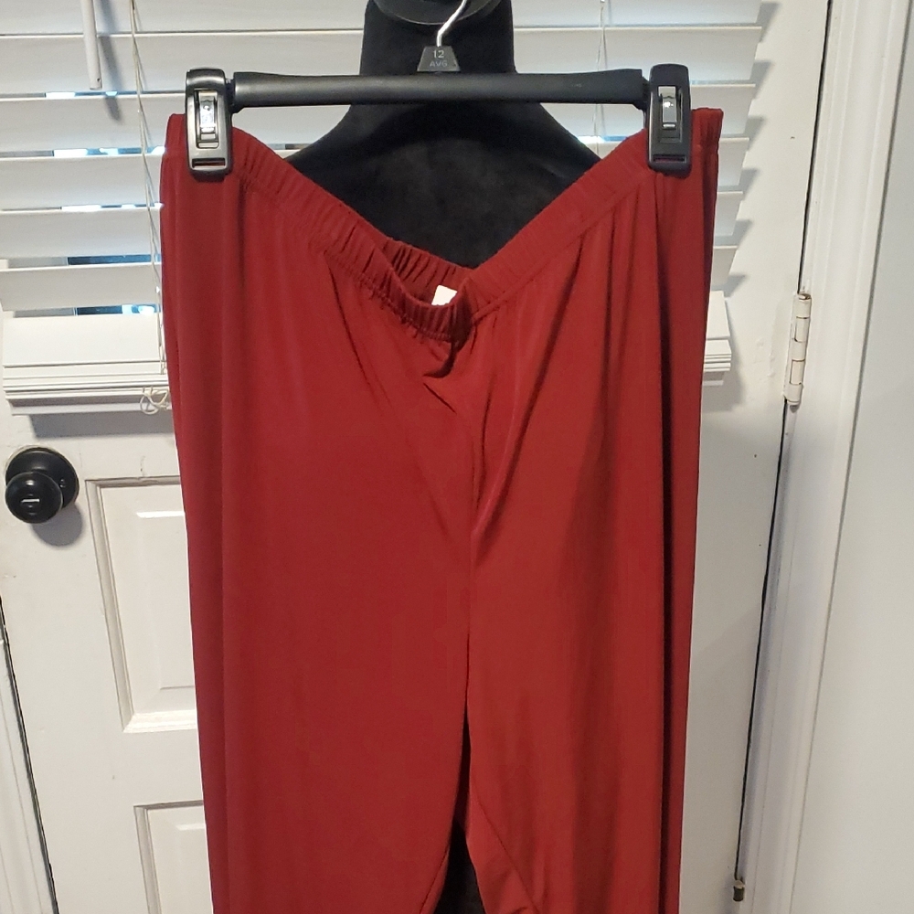 Bob Mackie Burgundy Women's Pants NWT - Picture 5 of 8